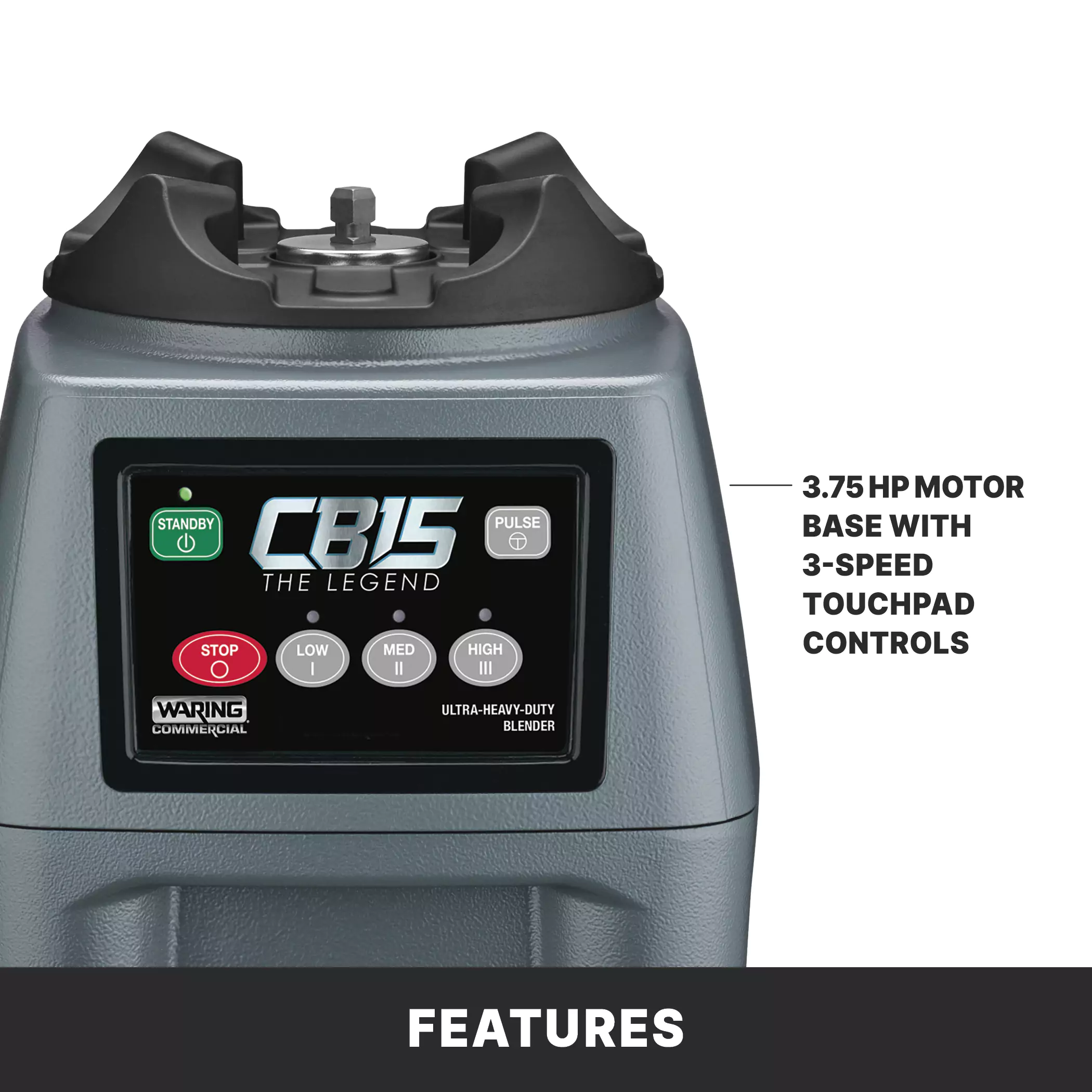 The Legend One-Gallon Food Blender with Electronic Keypad